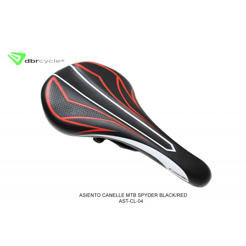 Asiento Canelle MTB Spyder Blk/Red