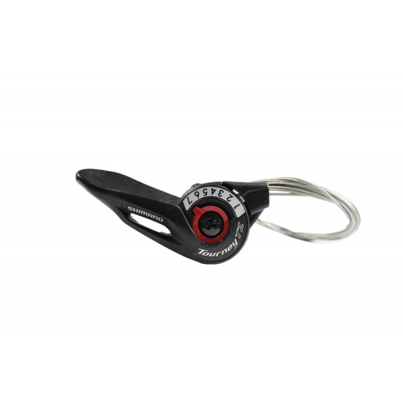 Manette Shimano SL-TZ500 SIS - Pouce Droite, 6 Vitesses, Noire, Neuve